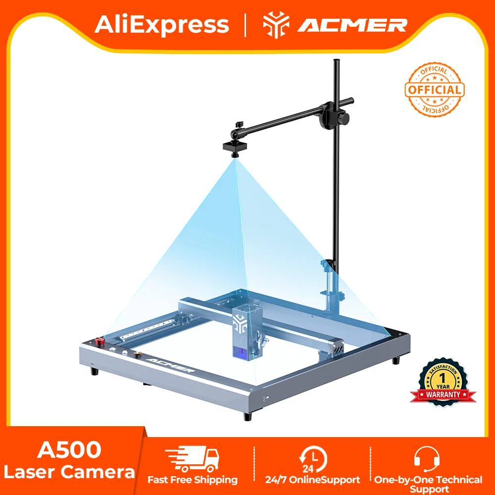 

ACMER A500 Laser Camera 5 Million Pixels HD Industrial Camera with Multiple Engrave Brand of Laser Engraving and Cutting Machine
