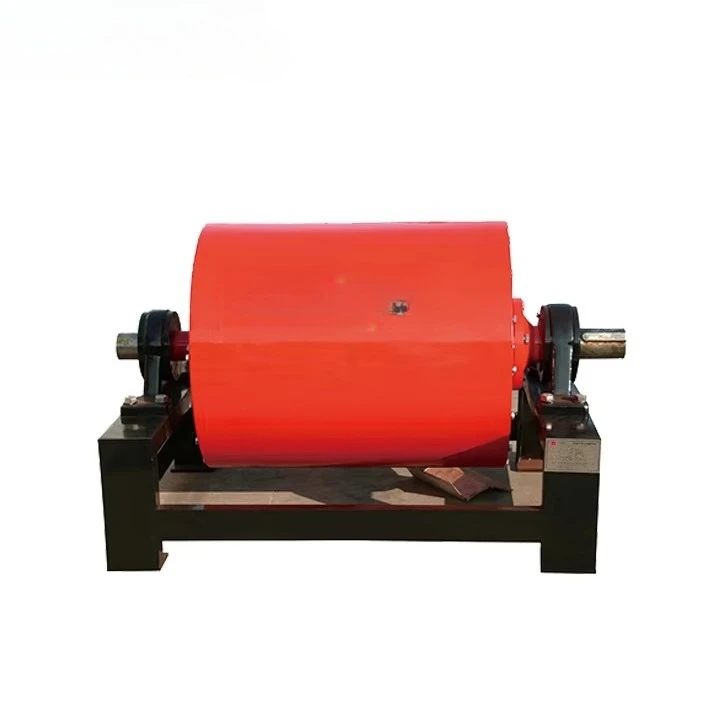 Overhead Drum Pulley Head Magnetic Pulley Pulley Belt Magnetic Separator