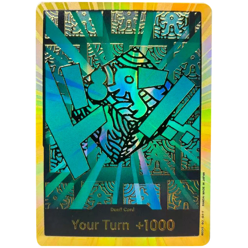 بطاقات جمع قطعة واحدة دون!! بطاقة القرد D. لوفي رورونوا زورو EN DIY عالية الجودة ذاتية الصنع لعبة بطاقات أنيمي لعبة هدية #6