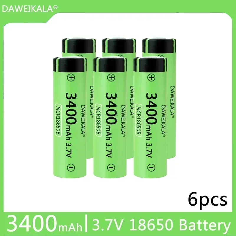 NCR18650B 리튬 이온 배터리, 원본, 3.7V 3400mAh, 무료 배송, novedad de