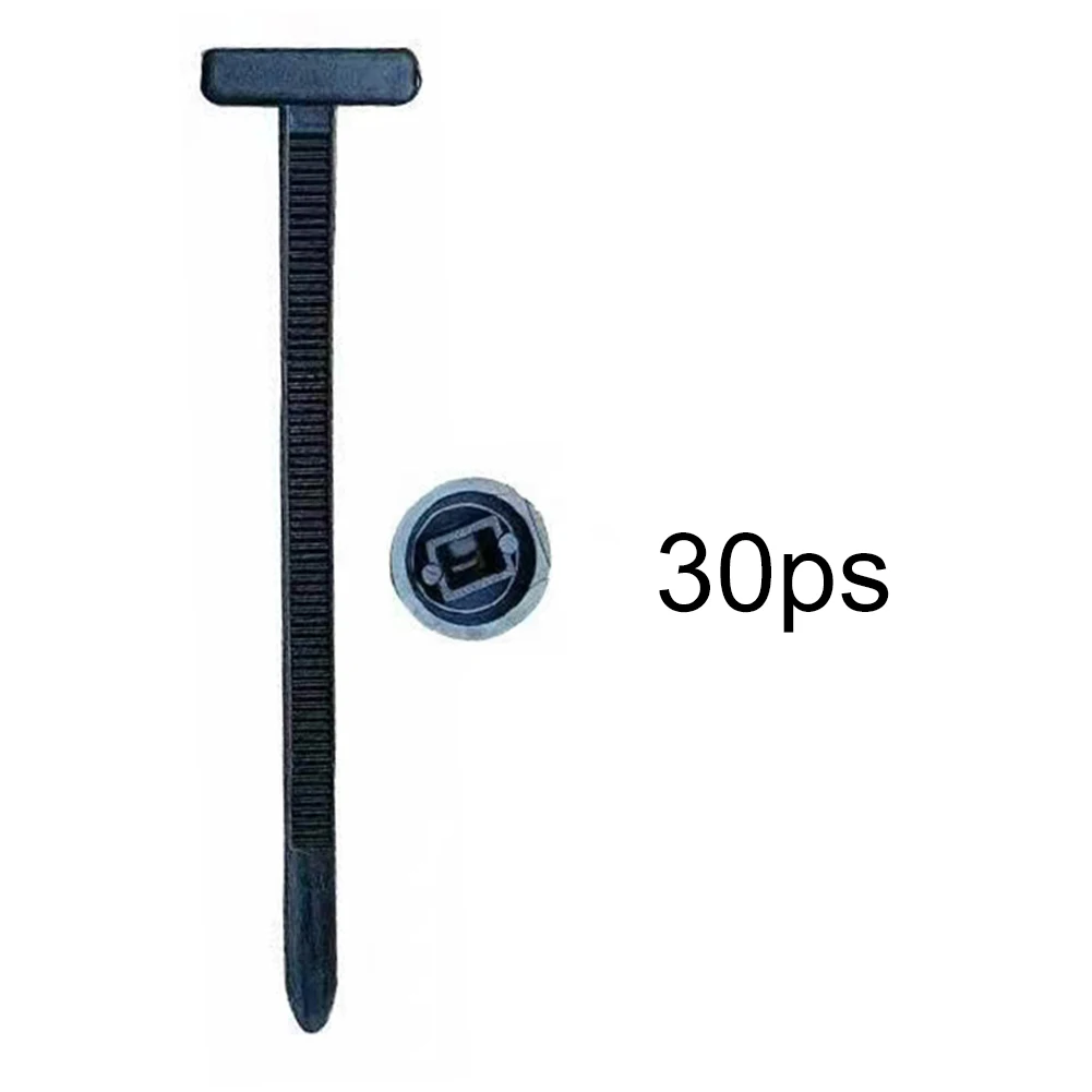 Nylon Universal Cable Tie Buckle with Pin & Button Design Plastic Cable Ties Fasteners Multipurpose for Car Daily Auto Fixing