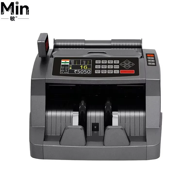 Multi-Currency Portable Money Counter Al-5500T Euro Total Bill Counter with TFT Screen Automatic Banknote Verifier for Retail