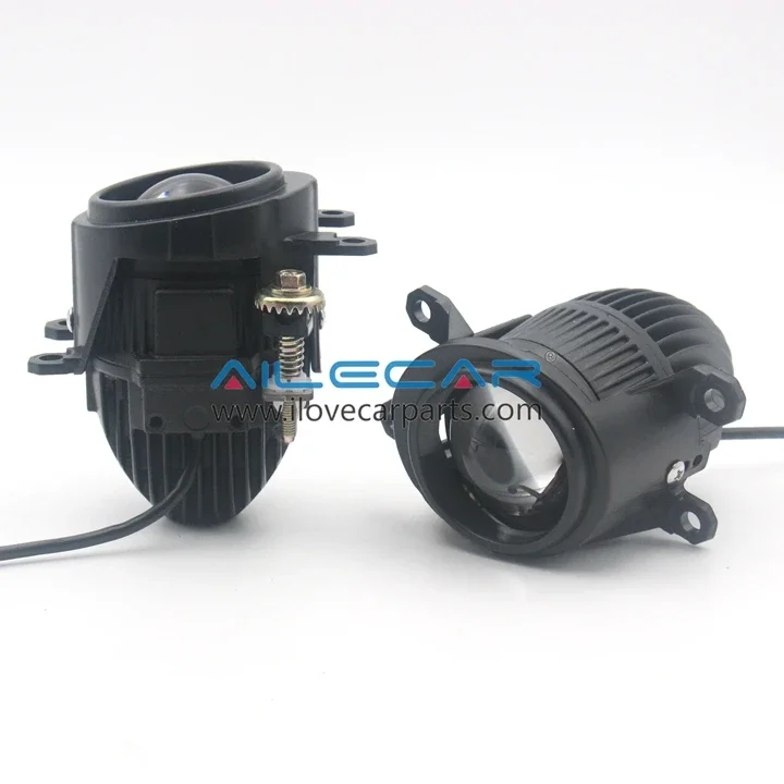 

ALECAR Bi LED Fog lamp J20 2.0 inch white/yellow color headlight projector lens fog lamp with Toyota bracket