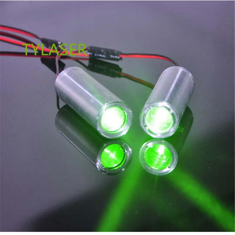 

22x70mm 50mw 532nm Green Laser Module Diode 3.6v-5v DC Use for Room Escape/ Maze Props/ Bar Dance Lamp Laser