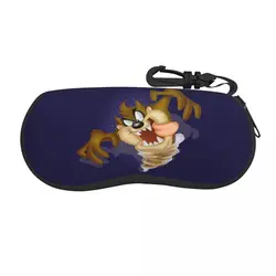 Custom Funny Tasmanians Cartoon Shell Eyeglasses Case Women Men Cool Taz Devil Glasses Case Sunglasses Box Pouch