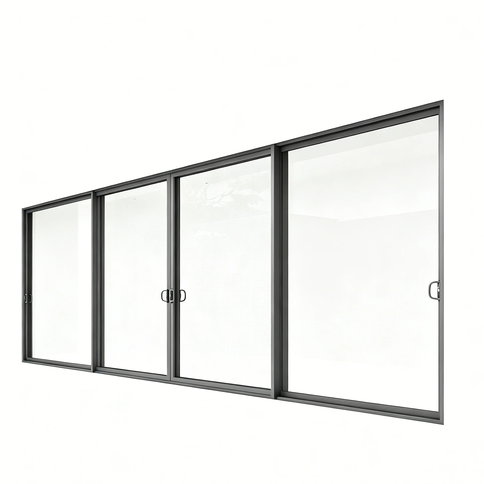 Waterproof Double Glazed Tempered Glass Durable Aluminum Alloy Profile Sliding Doors for Australian Houses