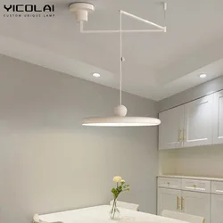 Modern Minimalist LED Chandeliers Hanging Lamps For Bedroom Living Dinning Study Room Table Aisle Kitchen Indoor Brightness Lamp