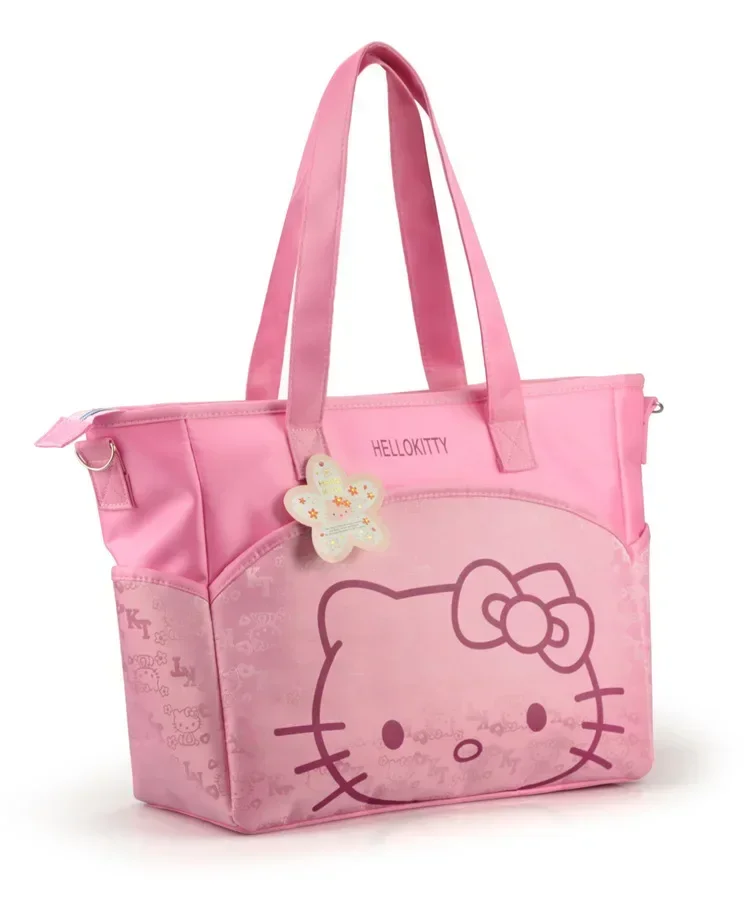 Sanrio Hello Kitty große Kapazität wasserdichte Messenger Umhängetasche Handtasche süße Reise Aufbewahrungstasche Cartoon Disper Tasche