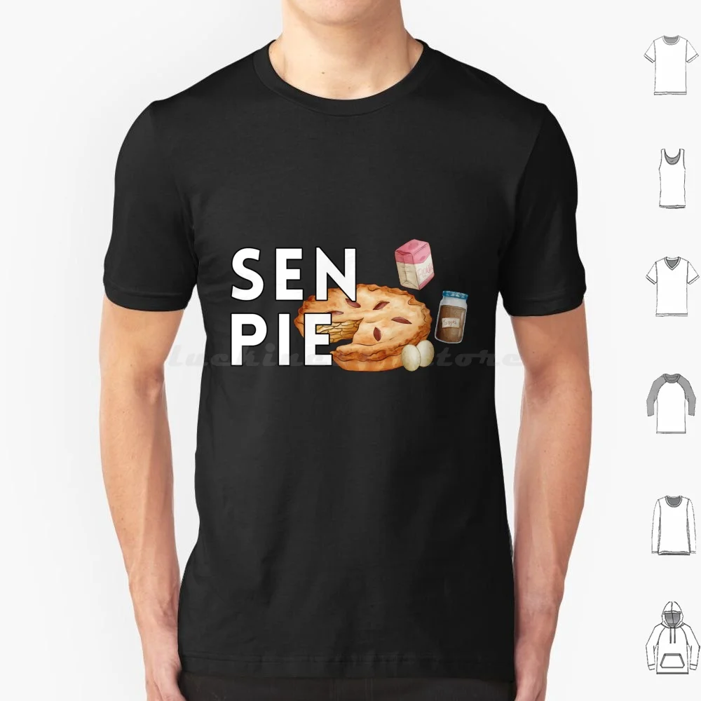 Senpai Anime Japan Food Waifu T Shirt Big Size 100% Cotton Senpai Japan Manga Anime Kawaii Japanese Cosplay Idea Hentai Waifu