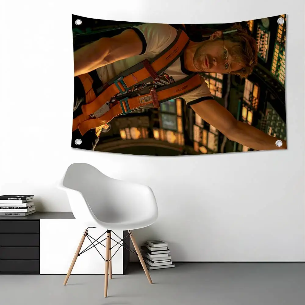 Ryan Gosling P-Project Hail M-Mary Flags Wall Hanging Tapestry Outdoor Garage Room Decorative flag Background Blanket