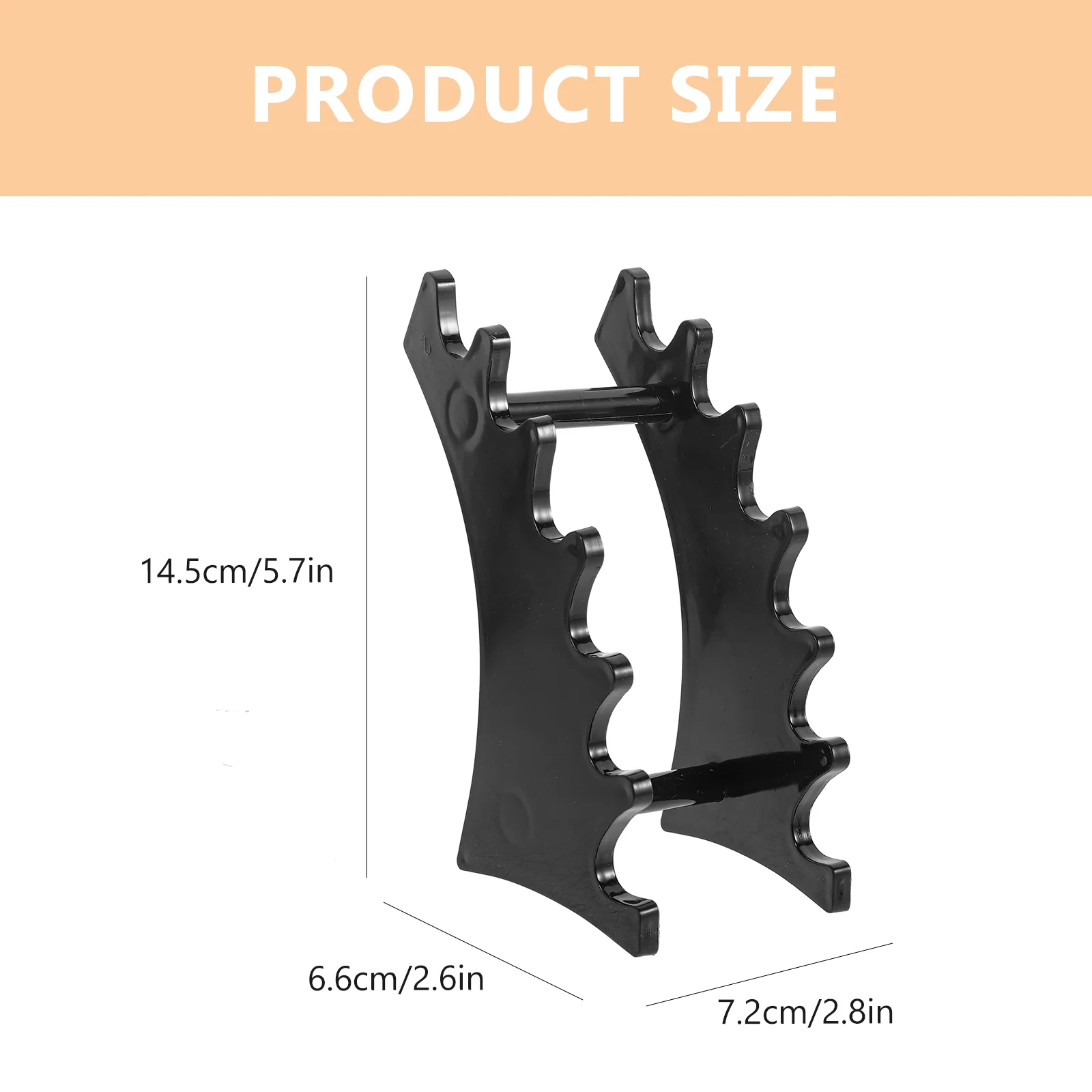 Make-Up Borstel Droogrek Mini Schattige Draagbare Opslag Tool Pen Houder (Zwart) Display Planken Borstels Organizer Plastic