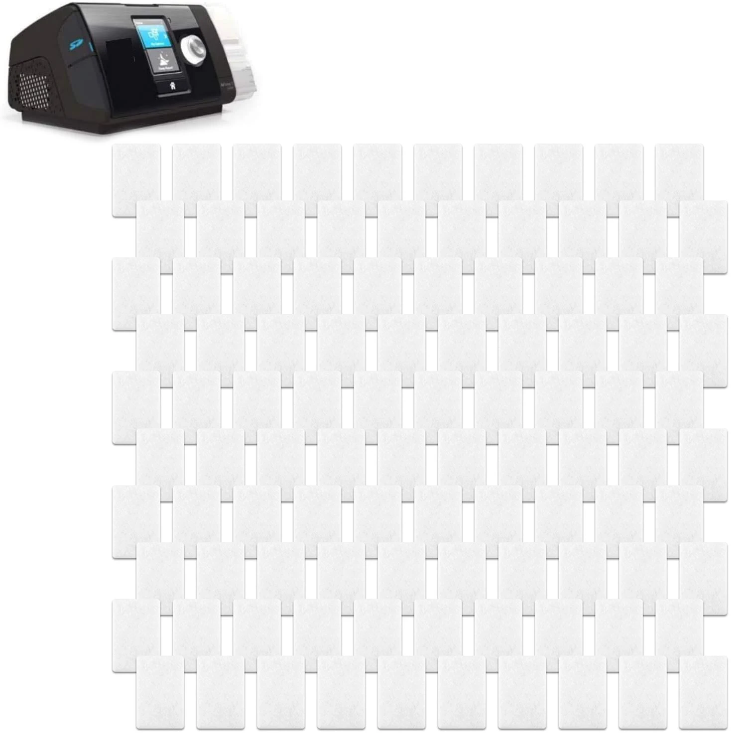10-100Pack CPAP Filters - Compatible with Airsense 10, Airsense 10, Aircurve 10, Resmed Airsense 10 Supplies, S9 Series & More