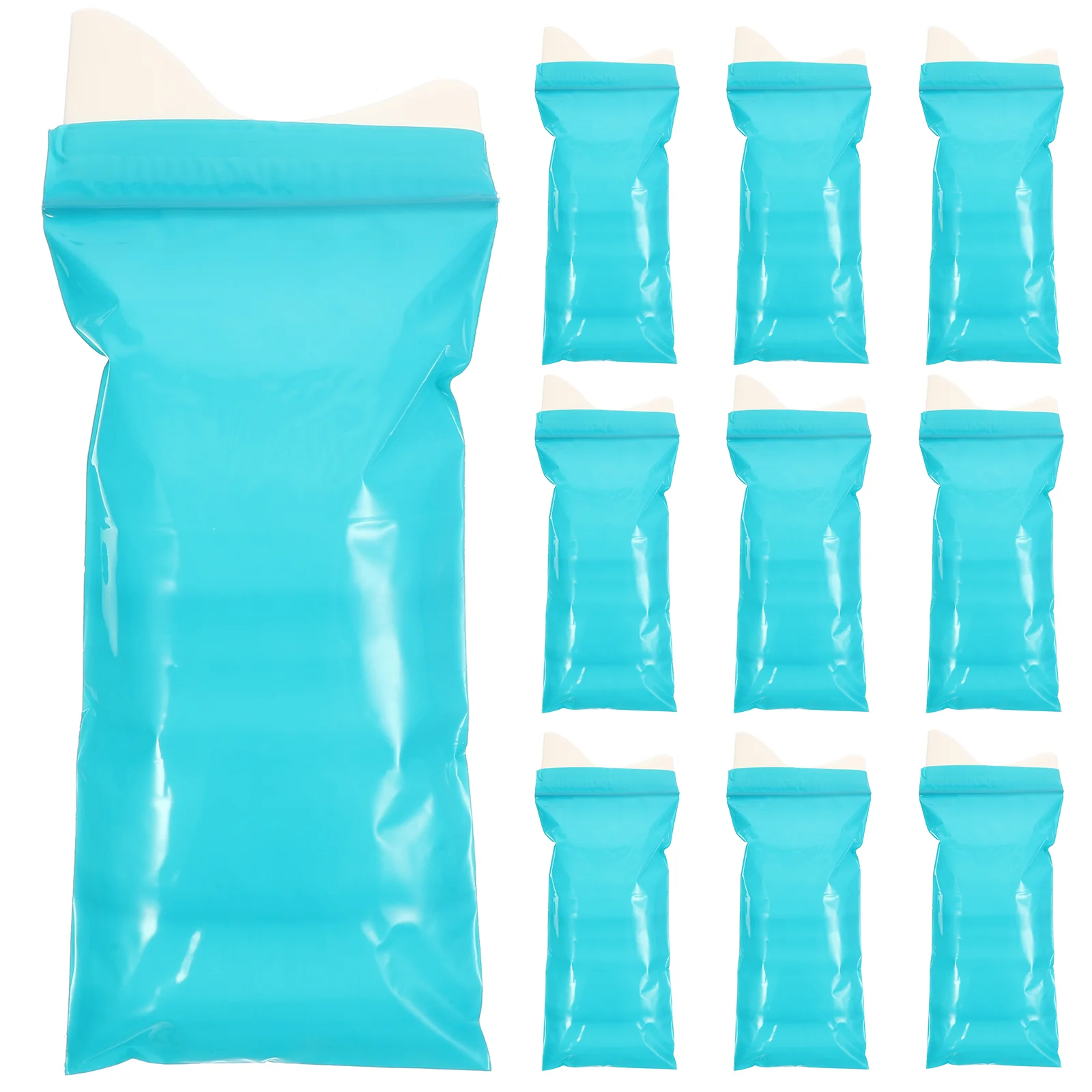 

12 PCS Emergency Vehicle Urine Bag Urinals for Men Urination Holders Sky-blue Pe