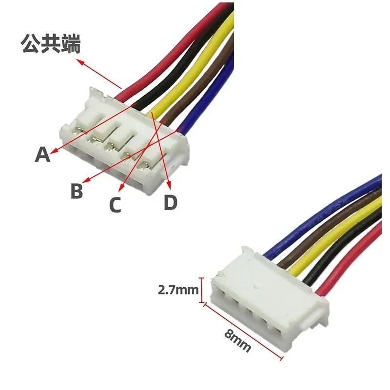 2PCS 24BYJ48  DC 5V  Stepper  Gear  Reduction Motor Ratio 64:1 for Single Chip Microcomputer/Camera Monitoring