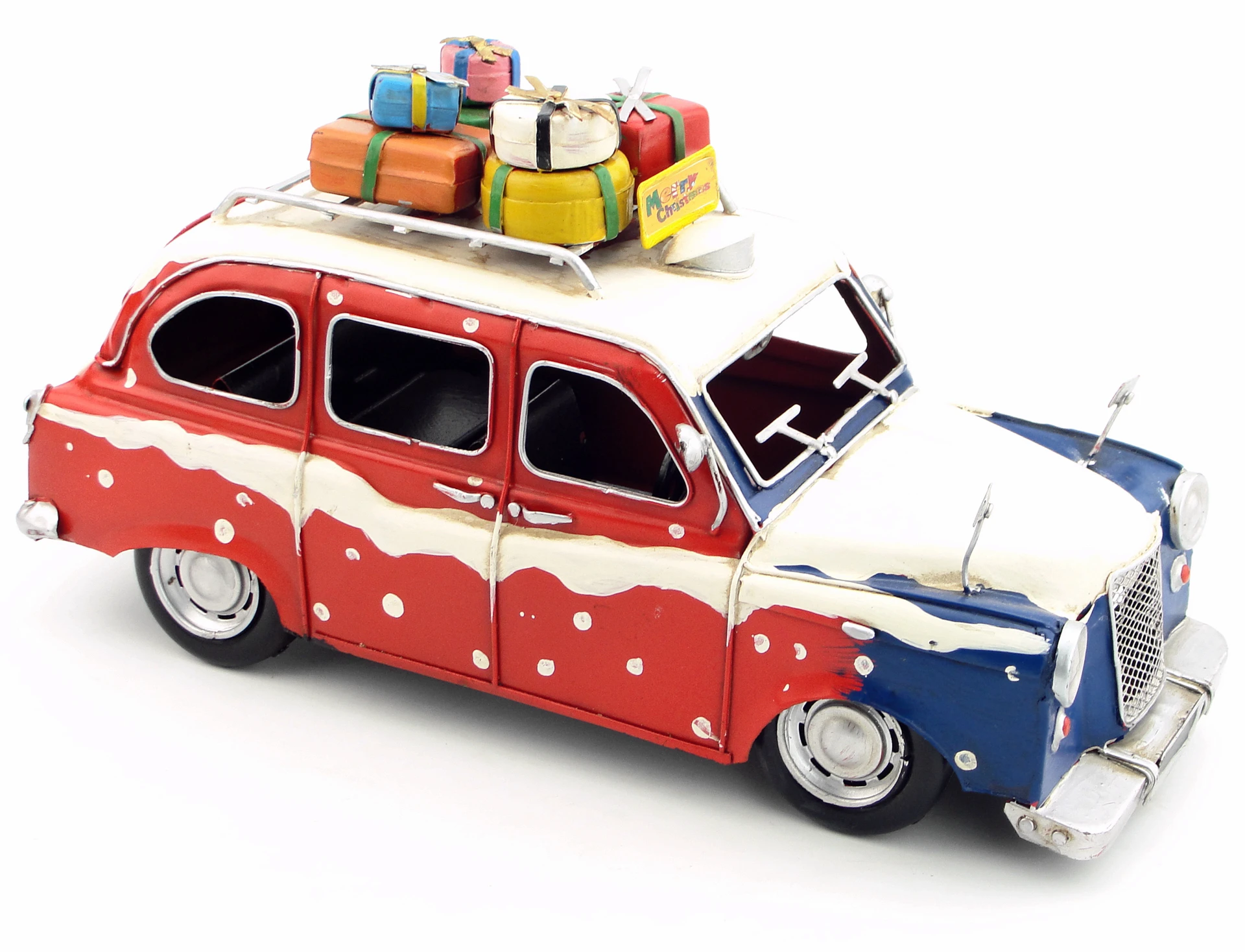 Christmas Decoration Gift Car-Model-Toys Collectible Vehicles Crafts Handmade Collection Access Ironwork Handicraft