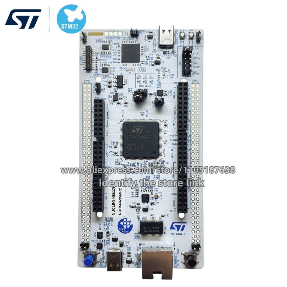 1PCS/LOT NUCLEO-H563ZI STM32 Nucleo-144 Development Board STM32H563ZIT6 MCU Original stock