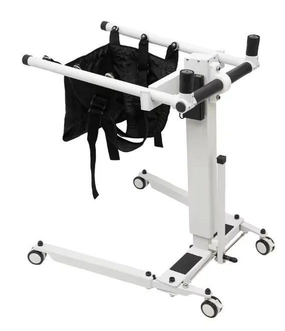 Hospital electric or manual patient transfer chair suitable for disabled and elderly people