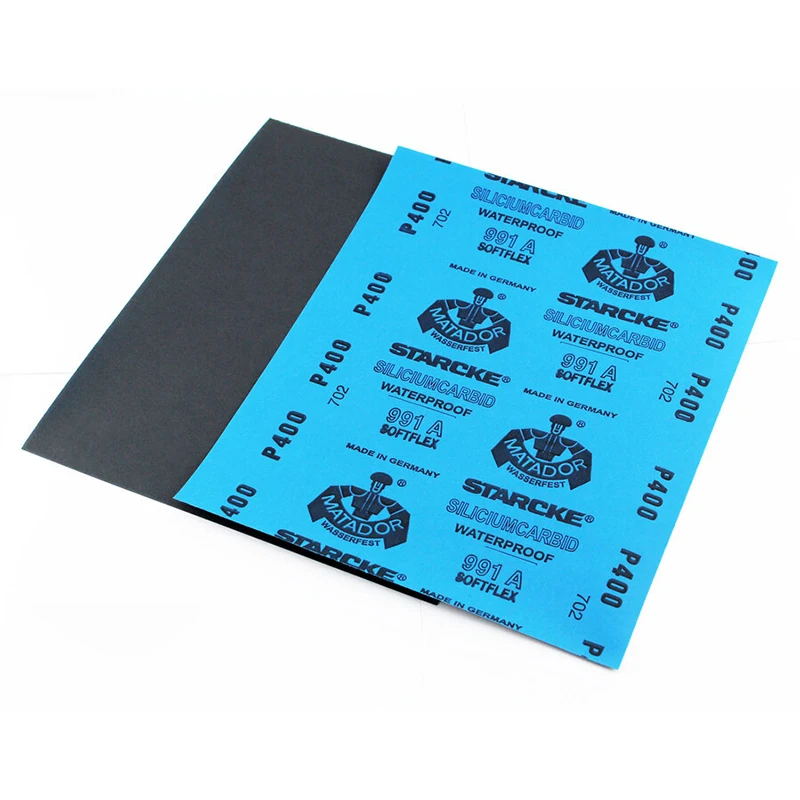 5pcs MATADOR Wet Dry Silicon Carbide SandPaper Sheet Waterproof P180-P7000 Grit High Tear Resistance Jewelry Abraives Paper