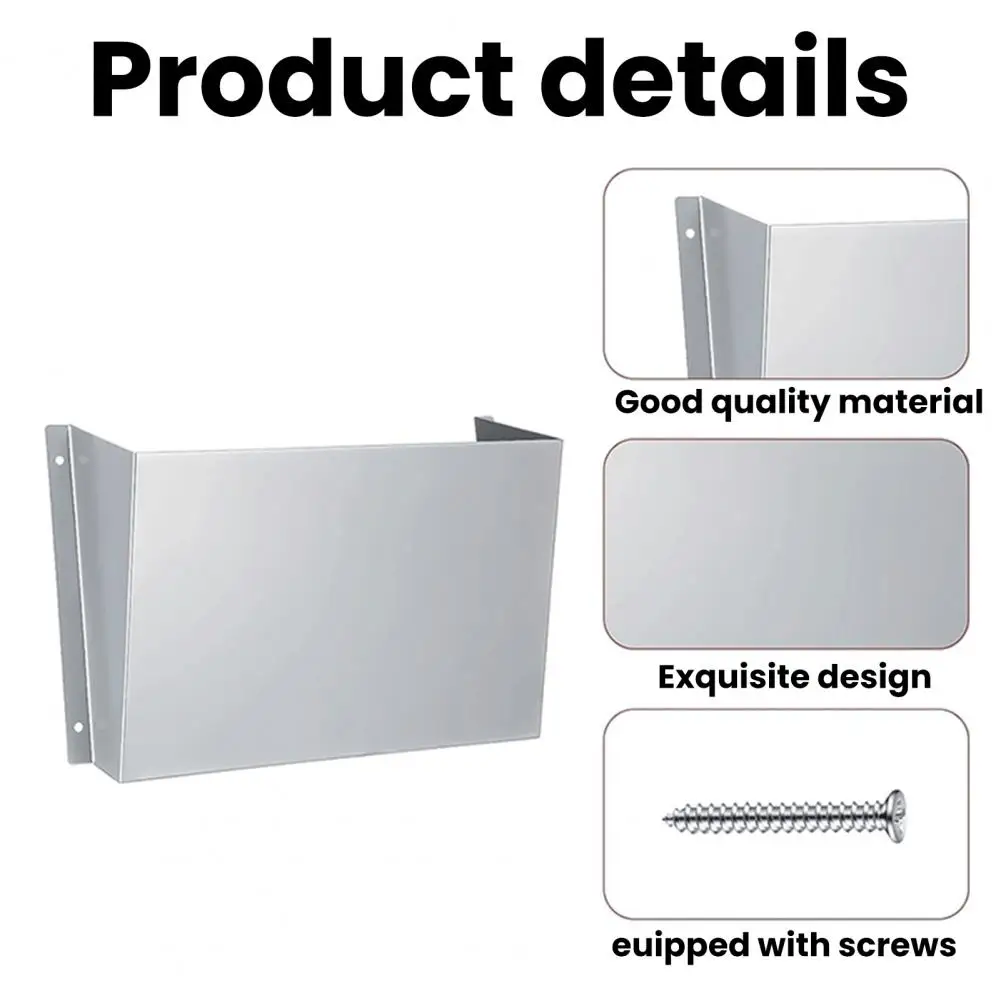 Van Storage Organizer Truck Accessory Organizer 2pcs Truck Storage Rack File Organizer Durable Metal Document Holder Work Van
