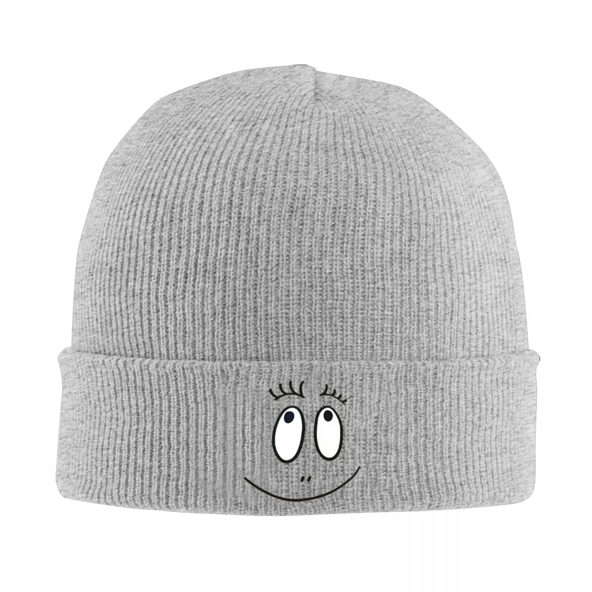 Barbapapa Cartoon Beanie Hats Trendy Caps Female Male Gym Knit Hat Autumn Graphic Warm Beanie Hats