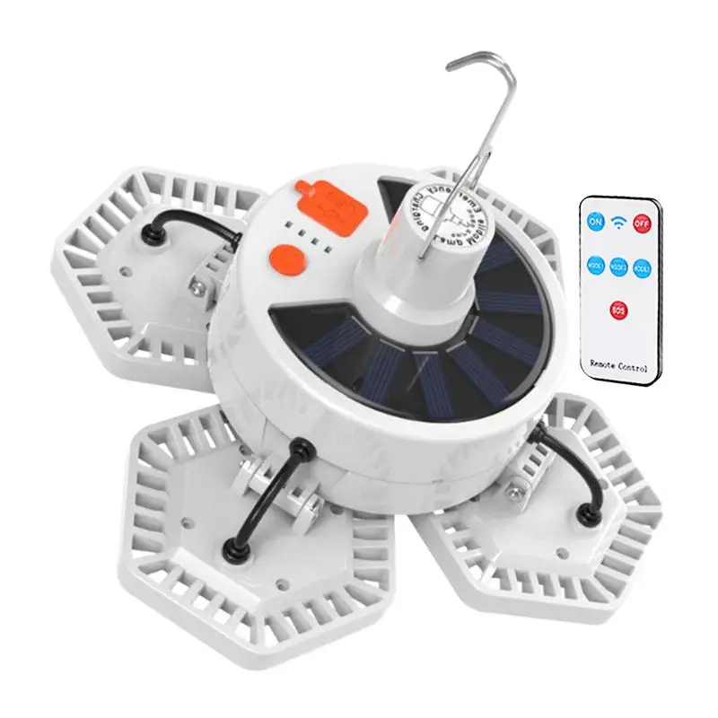 Solar Lights Outdoor Camping Solar USB Charging Camping Lights Soft Illumination Lamp With Remote Control For Courtyard Hiking