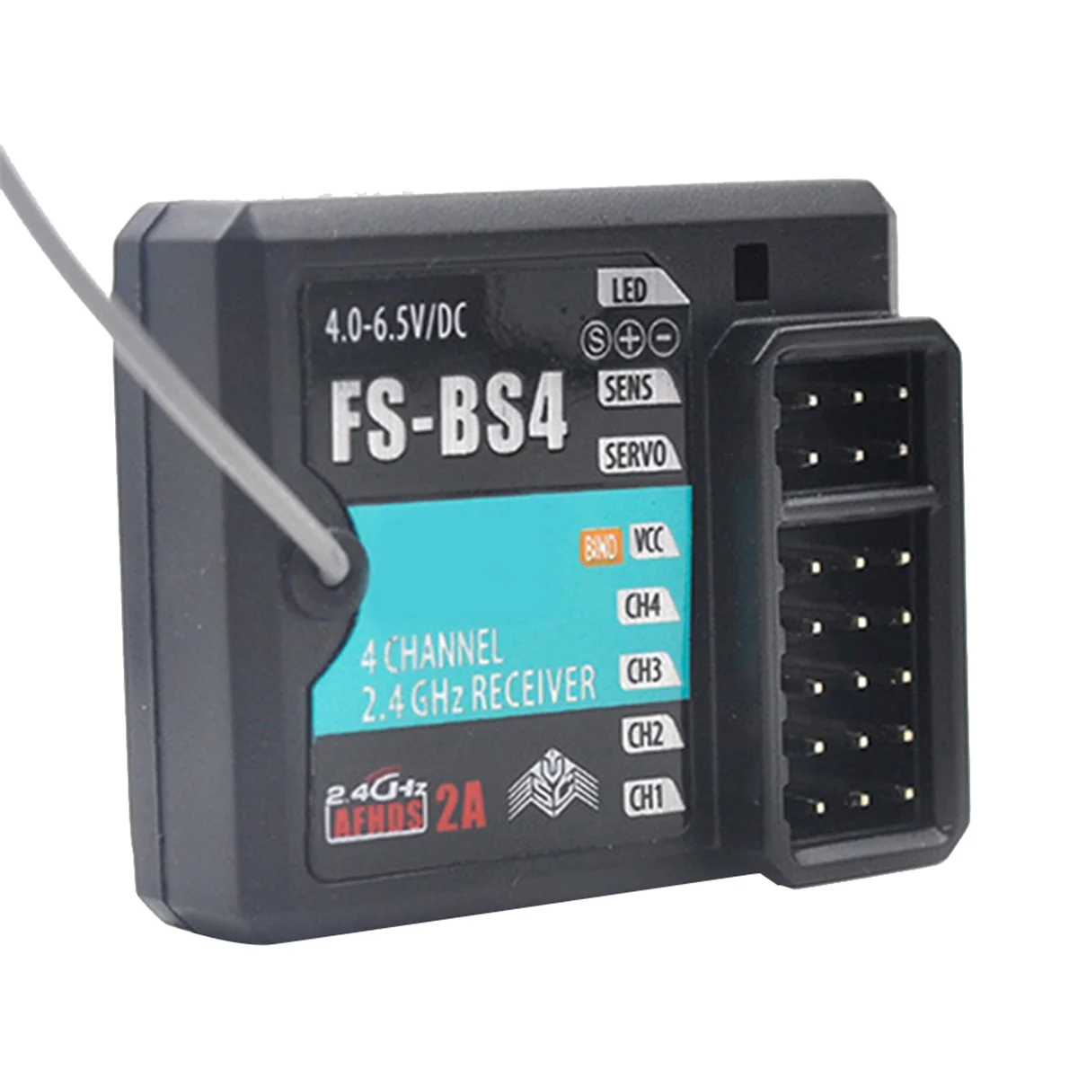 AA91 For FlySky FS-BS4 Receiver with Gyro Stabilization System for Flysky FS-IT4S / FS-GT5 RC Car Boat Accessories
