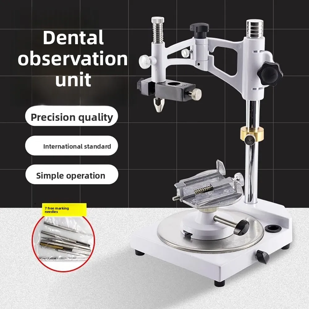 Dental Observation Unit, Precision Observation Instrument with 360° Rotating Jaw for Technician Use Dentist Tools Dentistry
