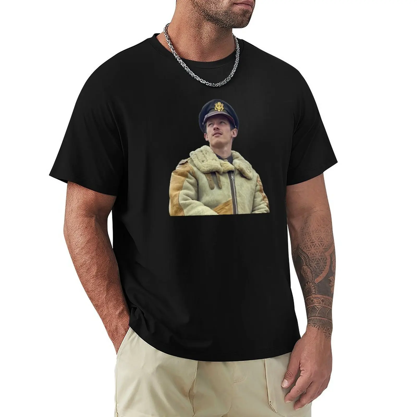 Masters of the Air (Callum Turner) T-Shirt Casual Everyday Short Sleeve T-Shirt