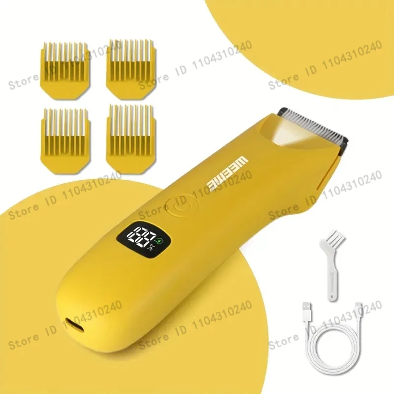 Schmerzfreie Haarentfernung, USB-Aufladung, Lithium-Akku, LCD-Display, Unisex Präzisions-LED-Bikini- und Ganzkörper-Trimmer für Glatte Ergebnisse – Detail 6