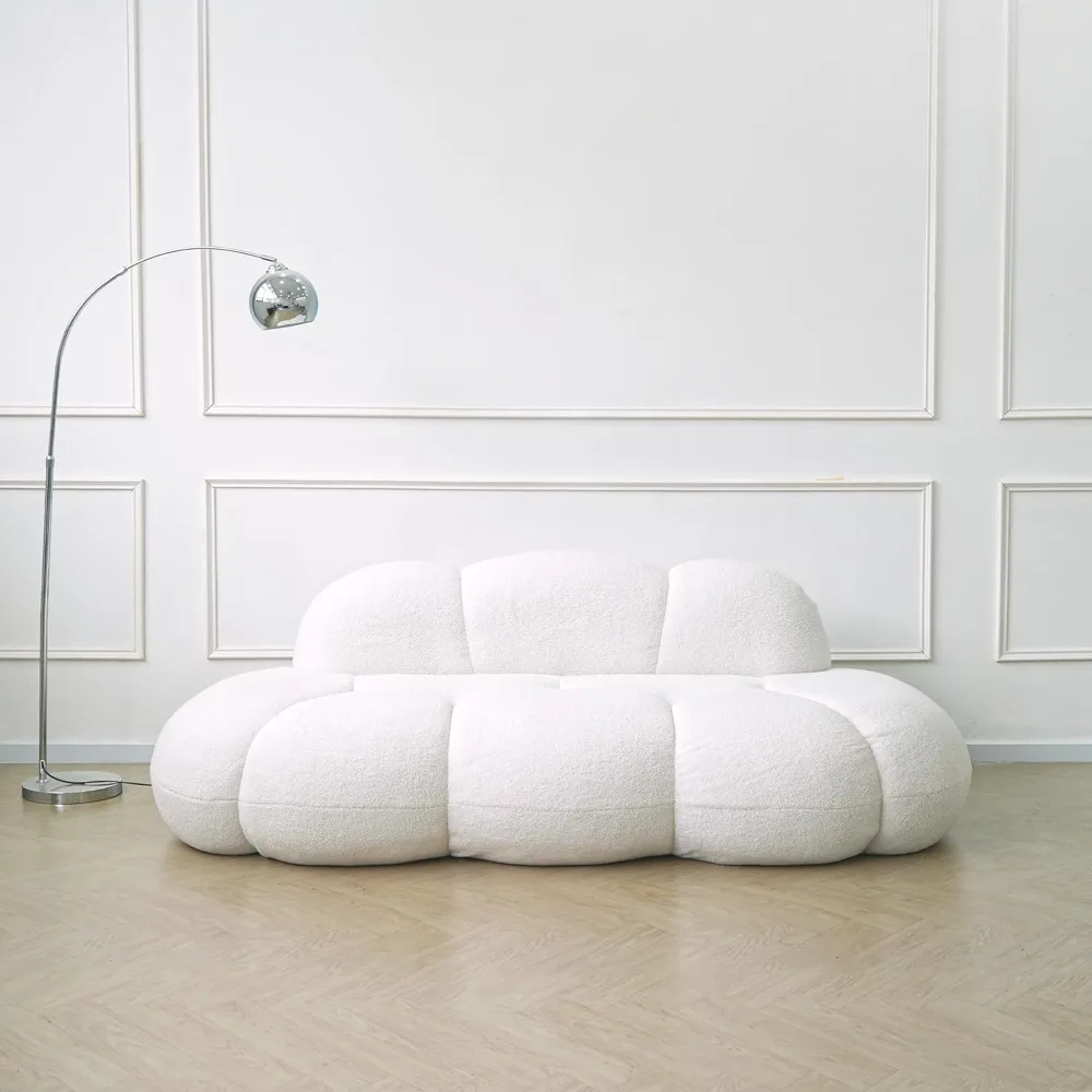 

Living Room Sofa Chair, Cloud Shaped Leisure Sofa, Upholstered Couch for Bedroom, Upholstered Sofa, Living Room Sofas Chairs