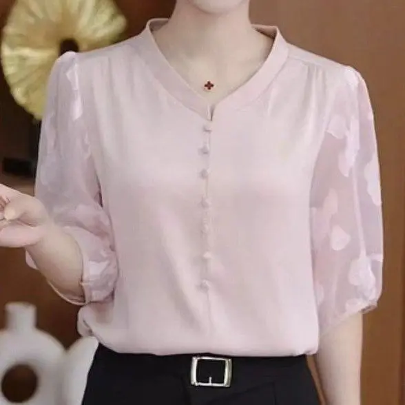 

Женский летний топ Ele Mid-Sve 2025: Новинка, стройнящий, универсальный, модный, трендовый, от китайского бренда, с круглым вырезом