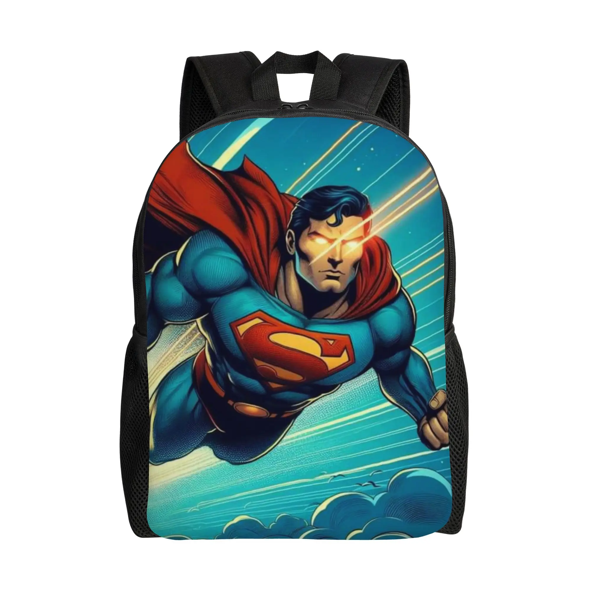 Back to school season Superman Speed Force Flight Knapsack  College Student Good Quality Backpack