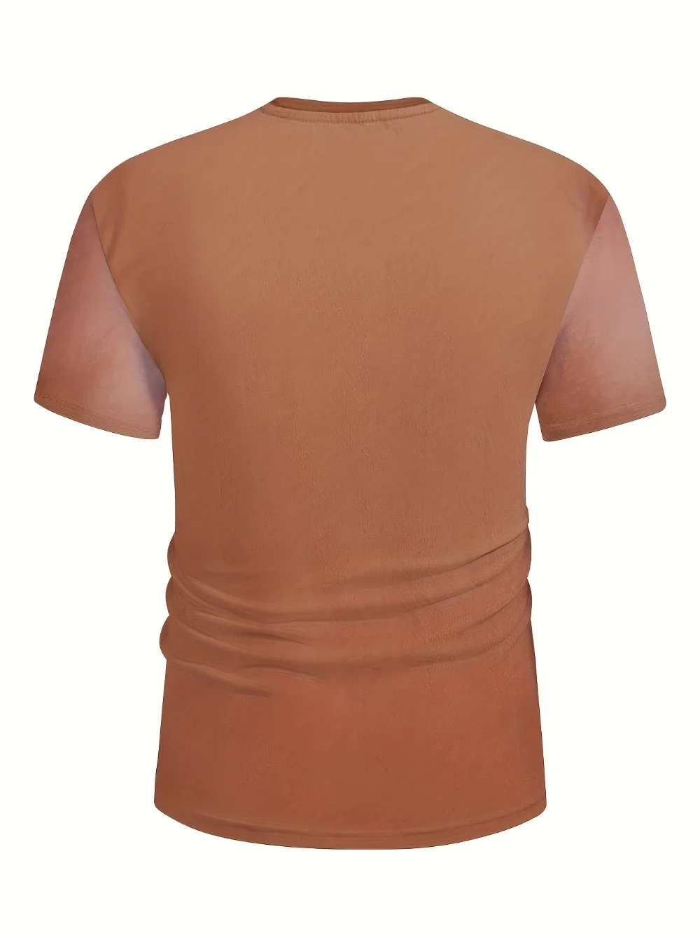 Lustiges Retro-T-Shirt mit Faux-Muskel-3D-Druck, Sport, schnelltrocknend, atmungsaktiv, für Herren, große Größen, Outdoor, Streetwear, Rollenspiel, Eltern-Kind, Kurzarm – Detail 4