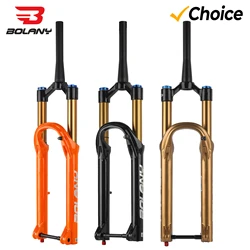 BOLANY MTB Boost Air Fork 27.5/29Inch Suspension Fork 160mm Travel 36mm Tube 15x110mm Mountain Bike Damping Adjustable Bike Fork