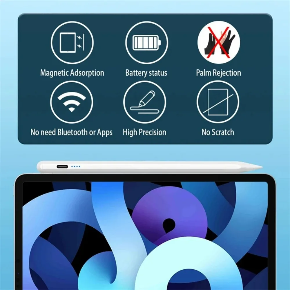 

Active Stylus Pens For Xiaomi pad 7 pro Redmi Pad se 8.7 Lenovo M11 iPad 10 tb138fc Touch Stylus For iOS/Android Phone Tablet