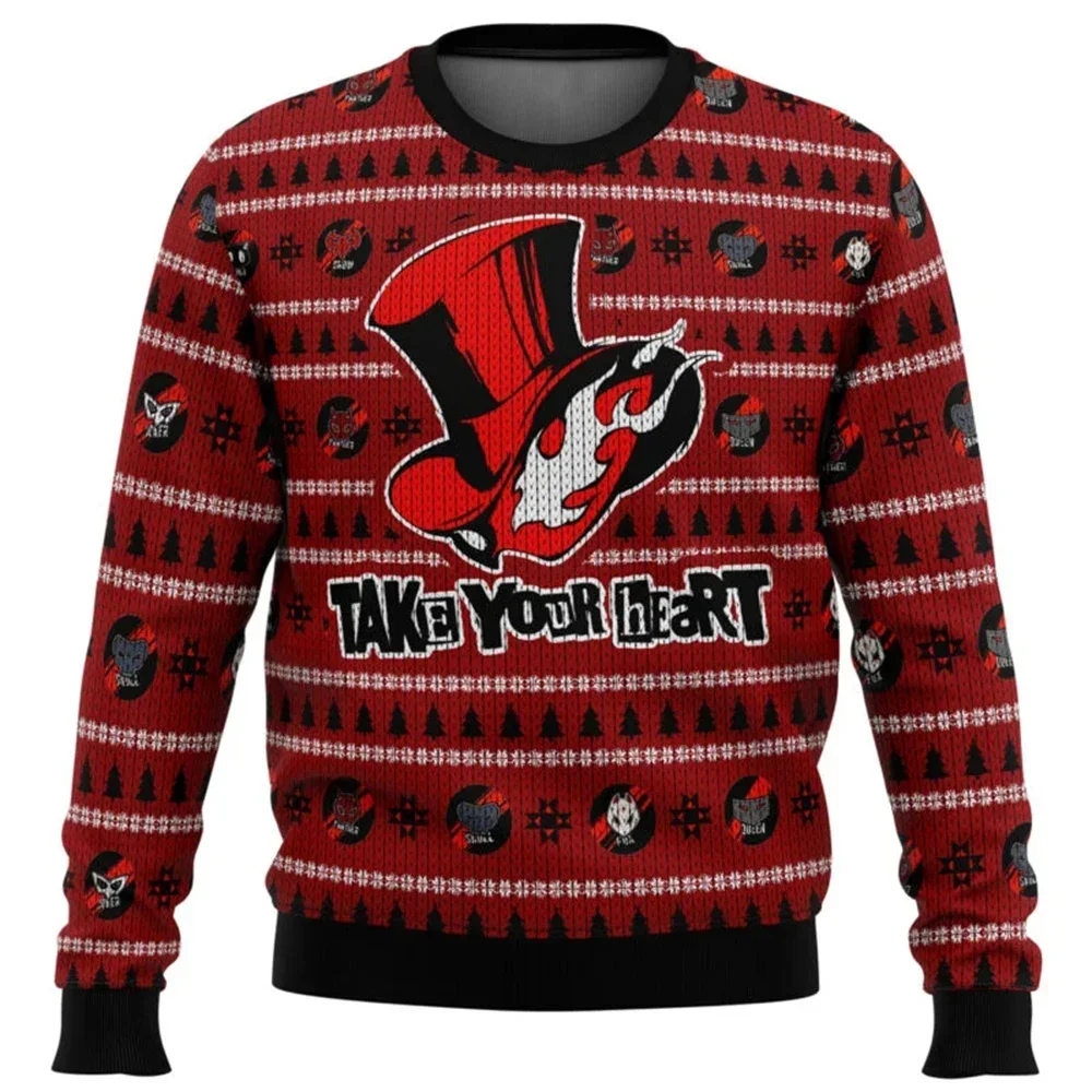 Ugly Christmas sweaters, men's and women's pullovers, hot selling round neck long sleeved tops, Christmas clothing, 2025 new