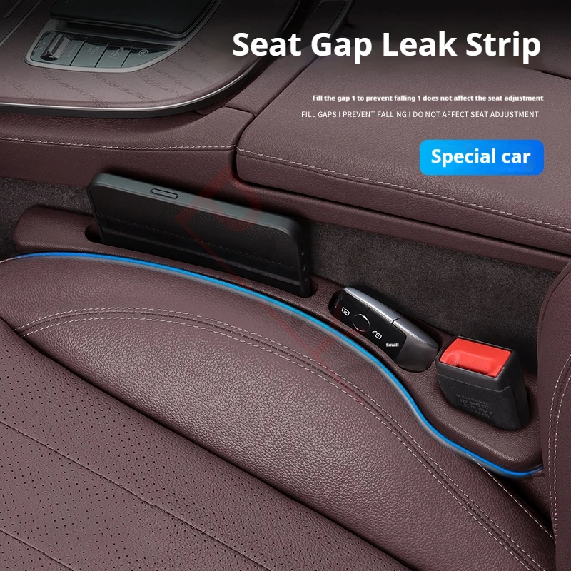 Car Seat Gap Filler Side Seam Plug Strip with Groove Leak-proof Filling Strip For Peugeot 206 207 307 308 208 3008 508 2008 5008