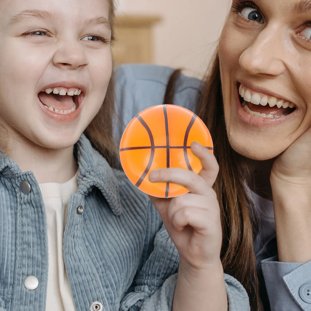 8 piezas de juguete de descompresión de baloncesto, juguetes de fútbol para niños, pelotas de Pu para gimnasio