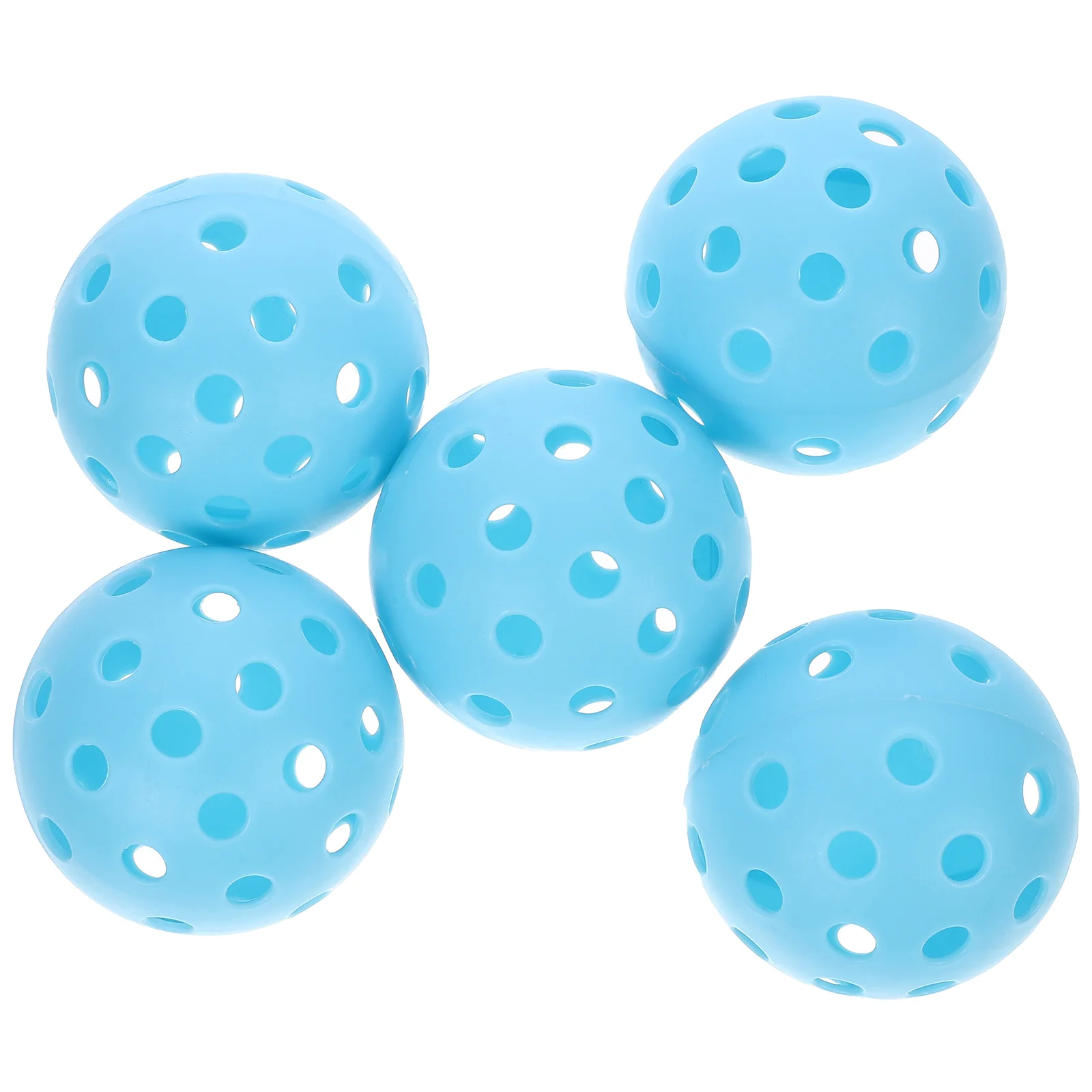 

5 Pcs Pickleball Balls Golf Outdoor Toys Training Multifunction Hitting Practicing