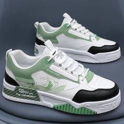 Men's thick soled casual shoes four season low top board shoes soft soled comfortable walking shoes student sports board shoes