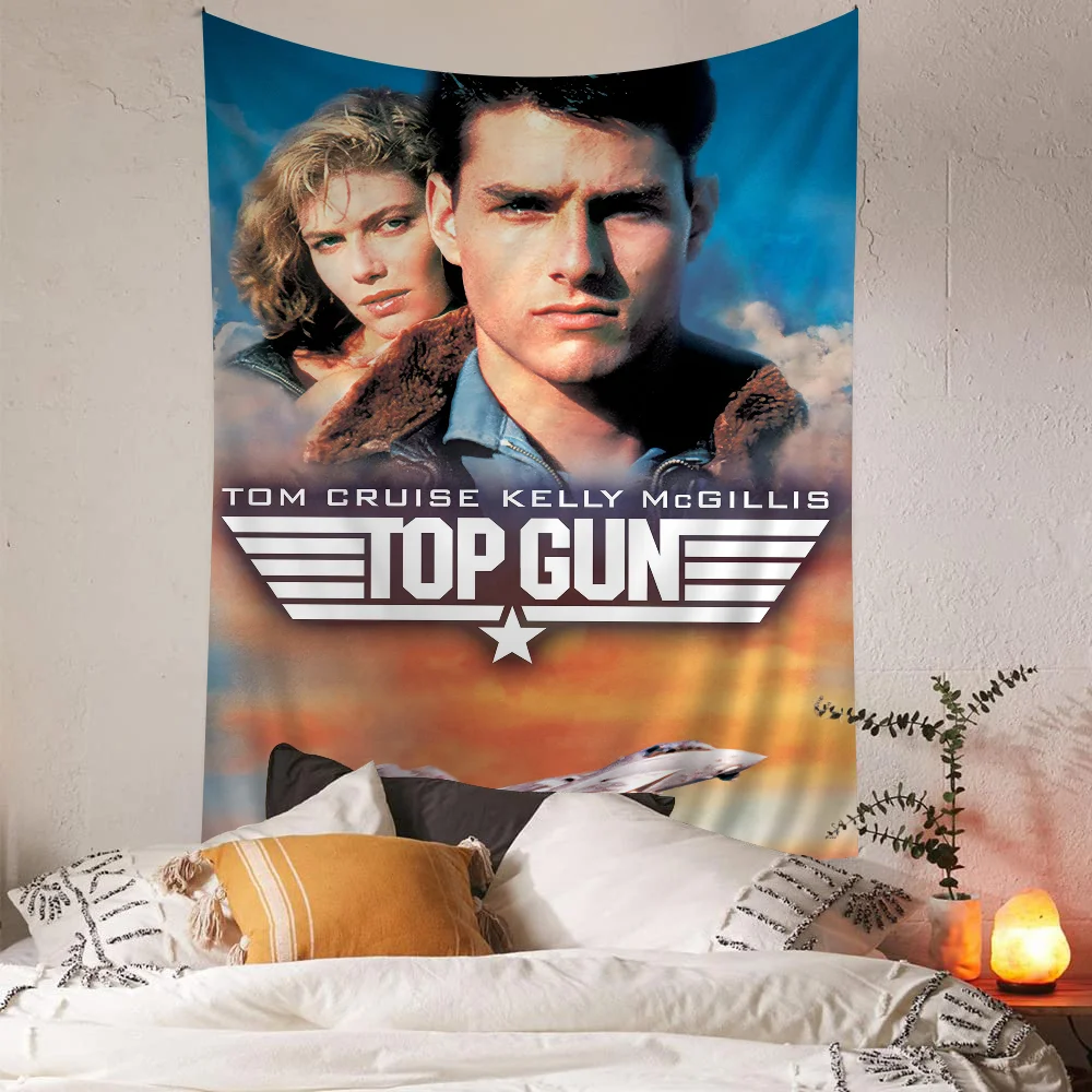 Top Gun Maverick Colorful Tapestry Wall Hanging Bohemian Wall Tapestries Mandala Wall Art Decor