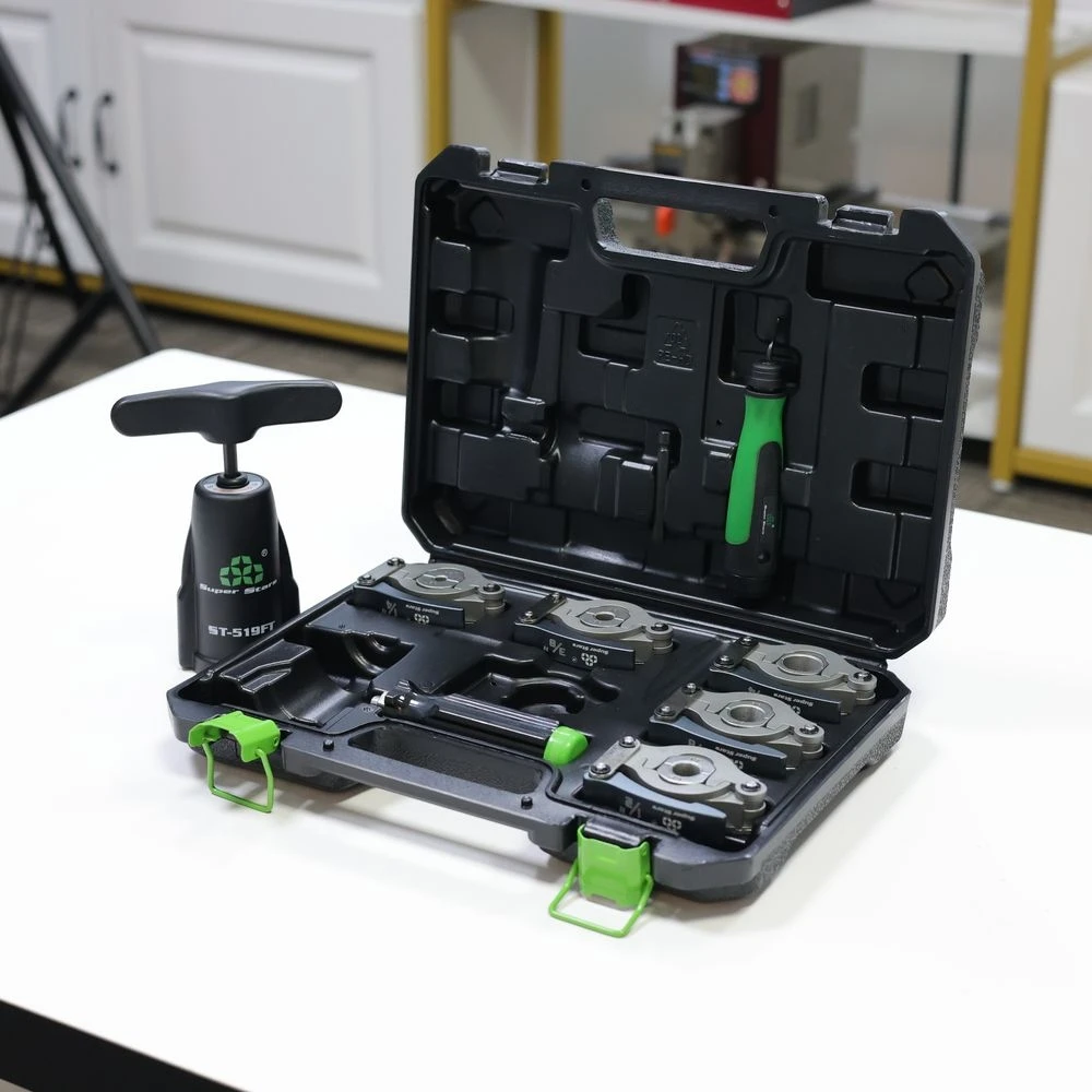 أداة توسيع الأنابيب ST-519FT متعددة الاستخدامات - وضع يدوي مع مقبض مريح ومثقاب كهربائي متوافق #3