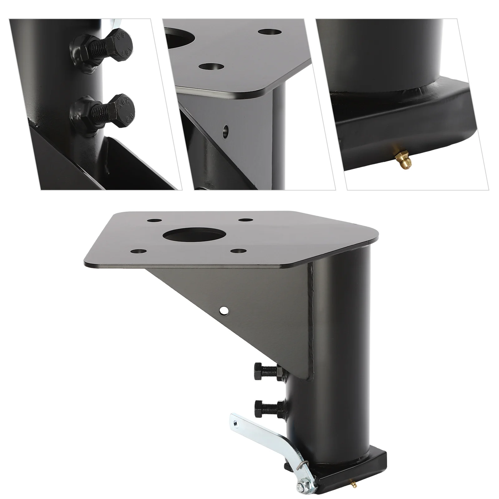Adapter Hitch, Fifth Wheel Adjustable RV Adapter, 12