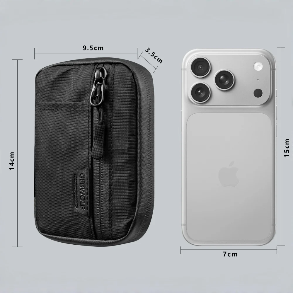 Outdoor X-PAC Multifunktionale EDC-Geldbörse Schlüsseltasche Kopfhörer-Etui Münzbörse Tragbarer Kartenhalter Tasche EDC-Organizer – Detail 6