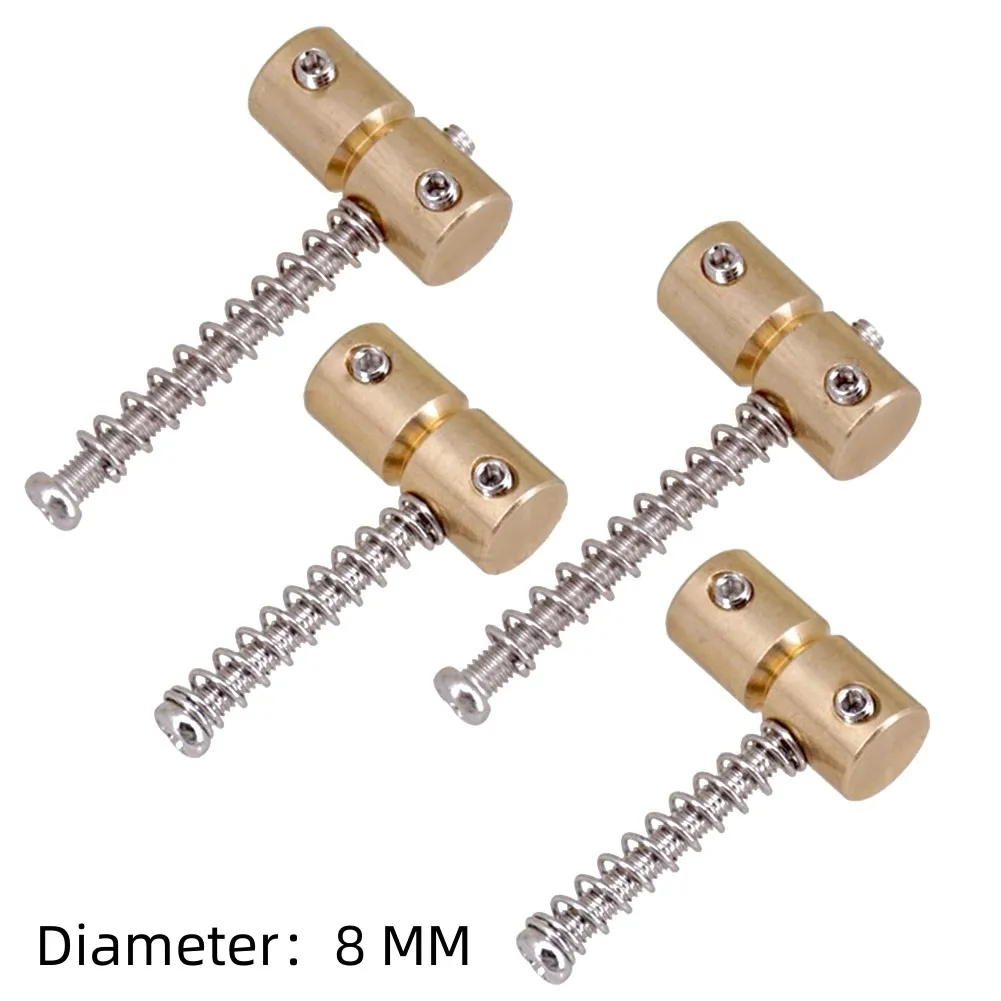 Set of 4 For Electric Guitar Bass Bridge Saddles Ideal Replacement Parts for String Adjustment and Tone Maintenance - view 3