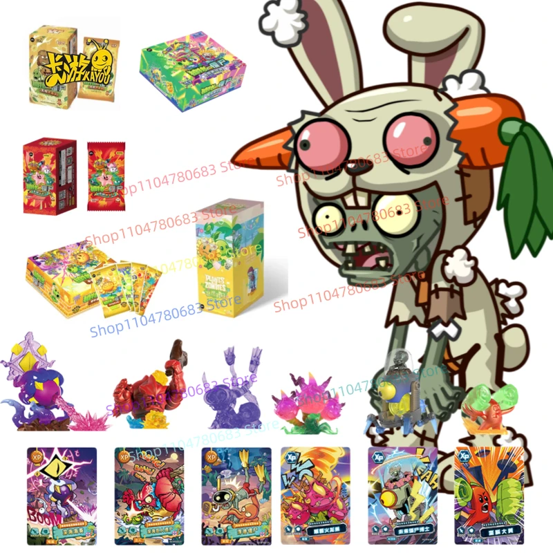 colecao-de-figuras-de-borracha-da-serie-plants-vs-zombies-kayou-serie-vital-garden-bonecos-e-cartas-originais