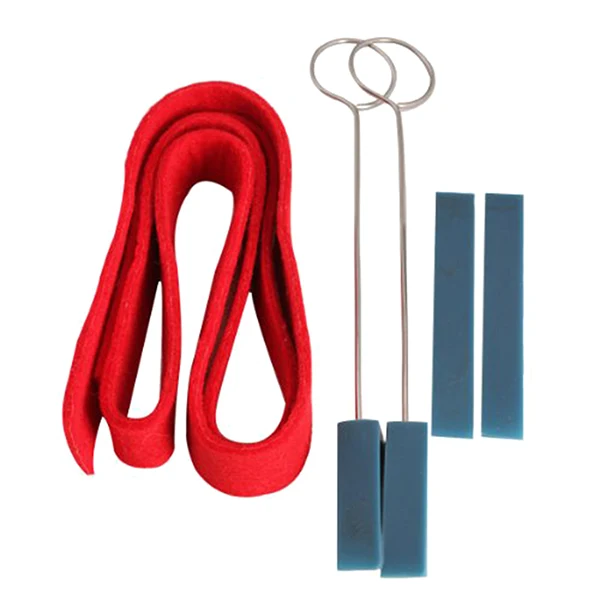 

5 Pcs Piano Tuning Tool Kit for Home Use Tone Fixing Mute Tune Equipment with Temperament Strip