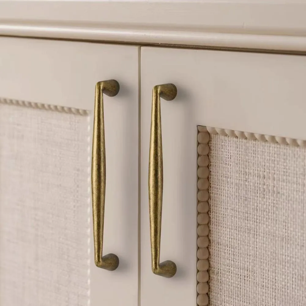 Antique Drawer Knobs Cupboard Door Pulls Wardrobe Closet Dresser Handles Retro Kitchen Cabinet Storage Knobs Furniture Handles