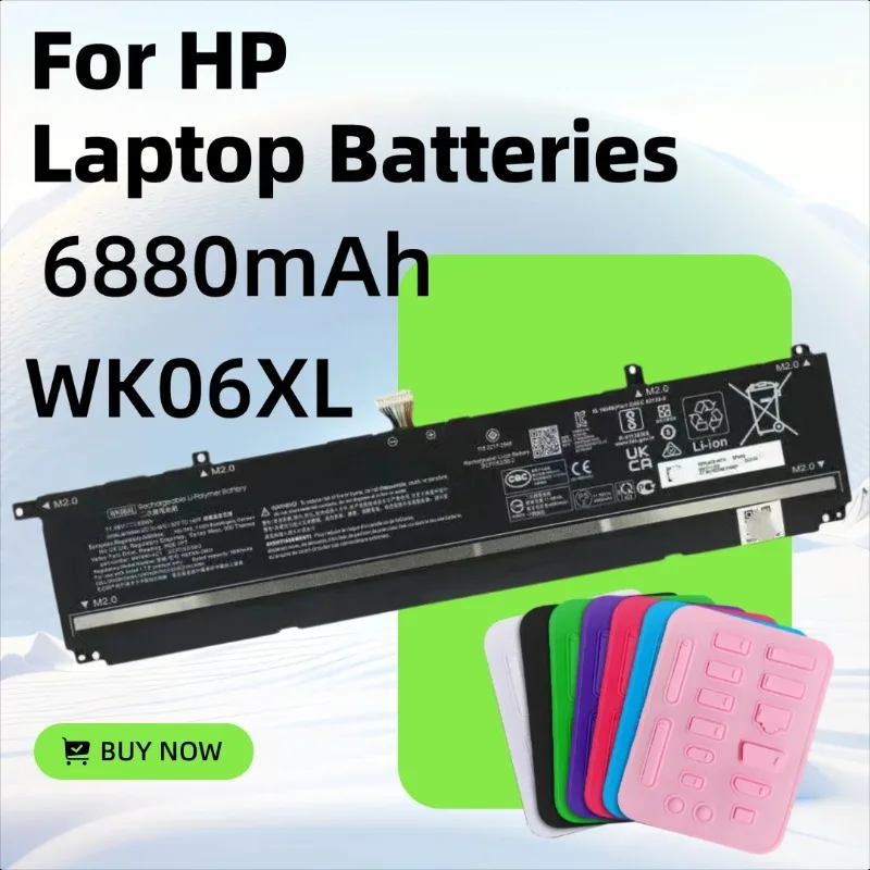 

6880 мАч для ноутбуков HP WK06XL HSTNN-IB9V HSTNN-WB0C M39179-005 M41711-005