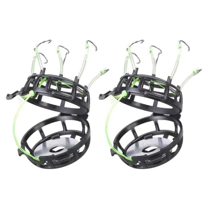 2-pcs-iscas-pesca-gaiola-6-gancho-anti-fundo-equipamento-pesca-conjunto-grupo-alimentador-chumbadas